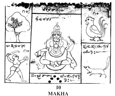 Pitris or Pitars - ancestors of the clan, forefathers Накшатра Magha